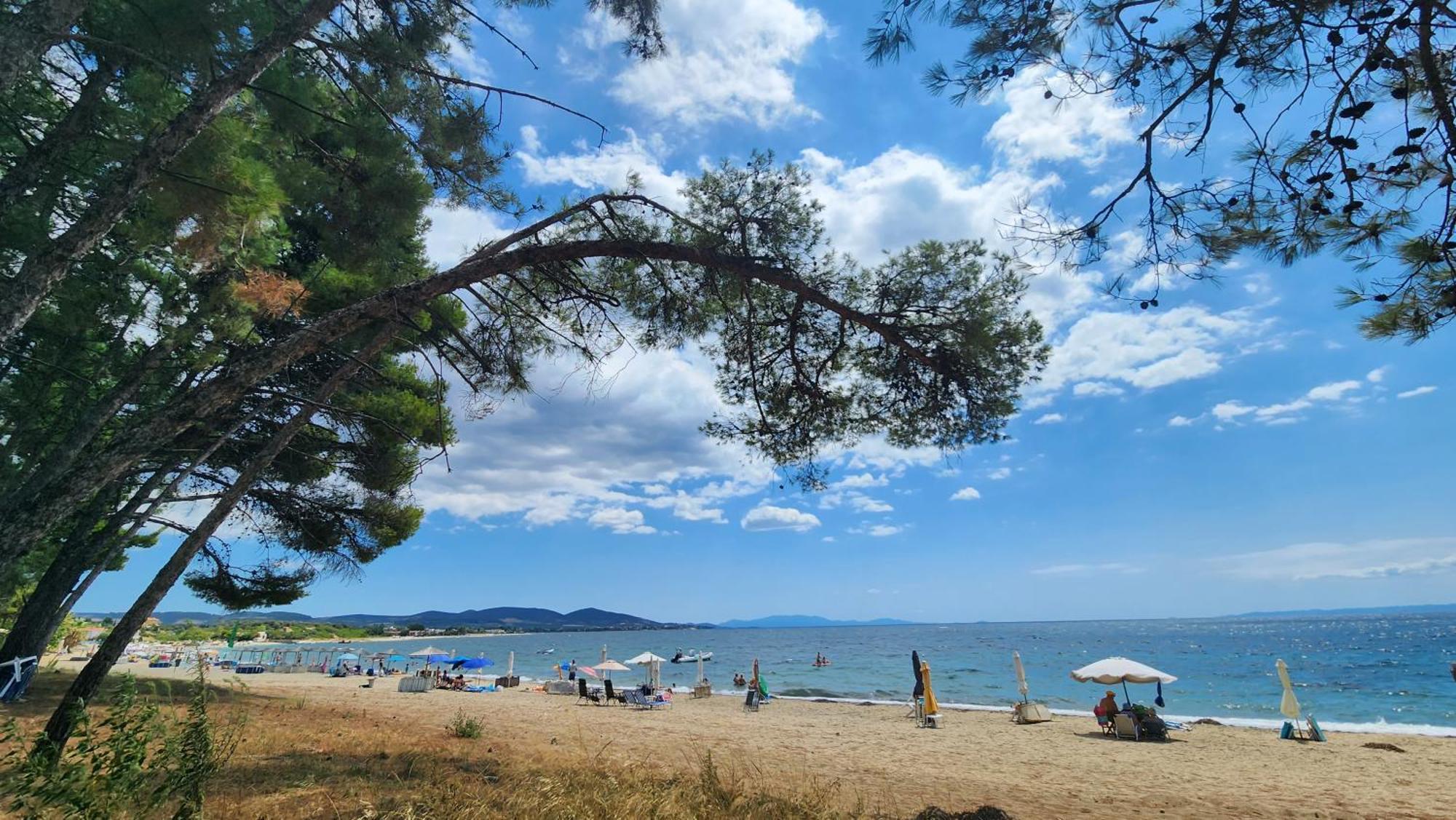 Pine Beach Holiday Home 2 Bedrooms 50 Meters To The Beach Kalyves Polygyrou Exterior foto